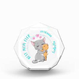 名前を追加救日、母の日ギフトマ最高のム フォトブロック