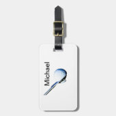 名前を追加文字ゴルフボールクラブスポーツ機器 ラゲッジタグ (正面縦)