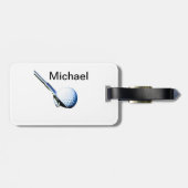 名前を追加文字ゴルフボールクラブスポーツ機器 ラゲッジタグ (裏面横)