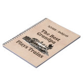 名前を追加遊Steam Train Grandpa祖父 ノートブック (左側)