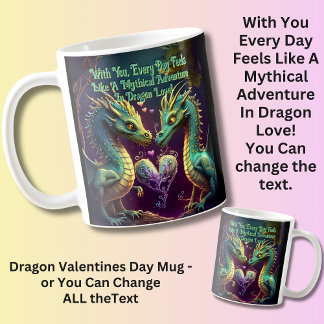 名前を追加，あなたと，毎日神話のように感じ コーヒーマグカップ