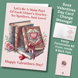 名前を追加，お互いの物語の一部バレンタイン カード