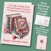 名前を追加，お互いの物語の一部バレンタイン カード
