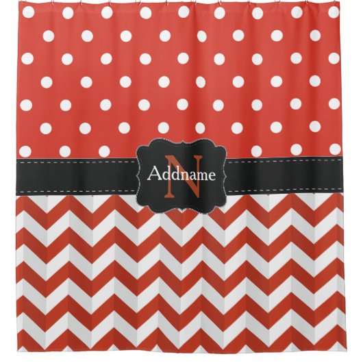 名前を追加 シャワーカーテン (正面)