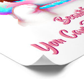 名前を追加 テキスト, カラフルな子猫の保育園 ポスター (角)