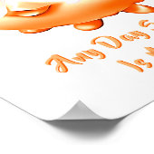 名前を追加 テキスト, 赤ちゃん金魚の保育園ポスター ポスター (角)