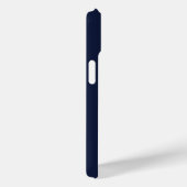 名前を追加 ディープ ネイビー ブルー クローズアップ イエロー ヒマワリ Case-Mate iPhoneケース (裏面 / 右)