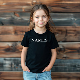 名前を追加 トドラーTシャツ