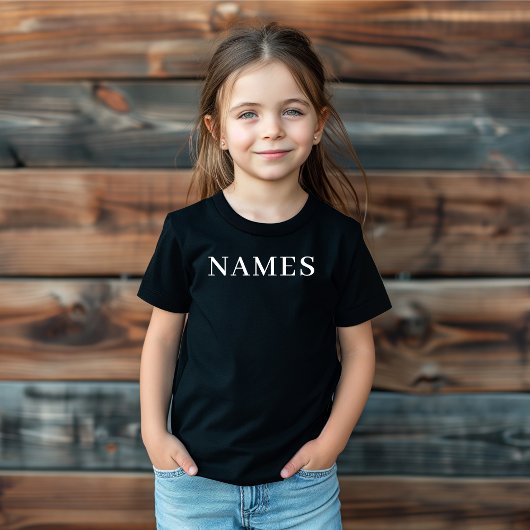 名前を追加 トドラーTシャツ