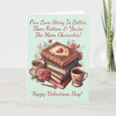 名前を追加，フィクションのバレンタインよりも私たちの愛 カード (正面)