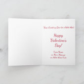 名前を追加，フィクションのバレンタインよりも私たちの愛 カード (内部)