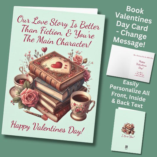 名前を追加，フィクションのバレンタインよりも私たちの愛 カード