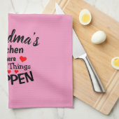 [名前を追加] [変更] [すべて] [文字] [Grandmas Kitchen Sweet]   キッチンタオル (四つ折り)