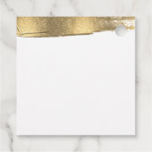 名前を追加 彼女はイエスと言った ゴールドグリッター婚約 フェイバータグ (裏面)