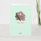 名前を追加，私たちの愛ベストセラー，バレンタインデー カード (裏面)