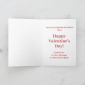 名前を追加，私たちの愛ベストセラー，バレンタインデー カード (内部)