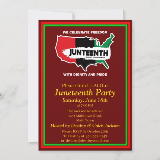 [名前を追加] [編集]文字祝[10番目の自由度]  招待状 (正面)