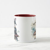 名前を追加ALL文字ではなく遊電車を変更 マグカップ (中央)