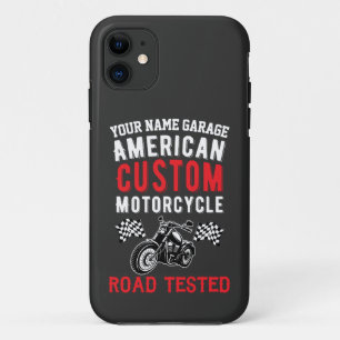 名前を追加Americanカスタム Motorcycle Road Tested iPhone 11 ケース