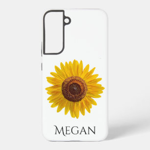 名前を追加Bright Yellow Sunflower Samsung Case Galaxy S22+ケース