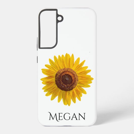 名前を追加Bright Yellow Sunflower Samsung Case Galaxyケース (裏面)