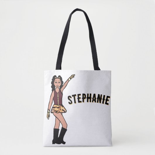 名前を追加Maroon Tigerスタイル#4 トートバッグ (正面)