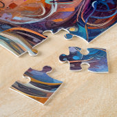 名前を追加Mermaid水中で海、ヘアフィッシュ ジグソーパズル (側面)