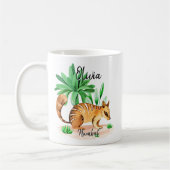 名前を追加Numbat Australian Animal コーヒーマグカップ (左)