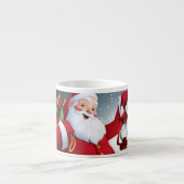 名前を追加Santa with Toysクラシック SMALL Cup エスプレッソカップ (正面)