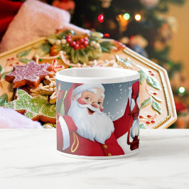 名前を追加Santa with Toysクラシック SMALL Cup エスプレッソカップ
