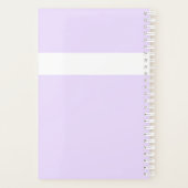 名前を追加SkinnyフォントLavender 2023 プランナー手帳 (裏面)