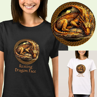 名前を追加Staying Brown Dragon Tシャツ