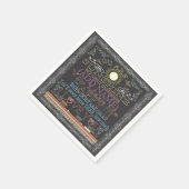 名前を追加SunshineヴィンテージChalkboard スタンダードカクテルナプキン (角)