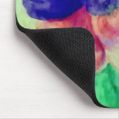 名前を追加Violet BlueとPink Pastelフローラ マウスパッド (コーナー)