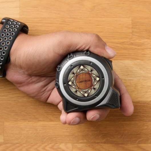 名前を追加Woodエレガントモダン男らしカスタム メジャー (ホーム)