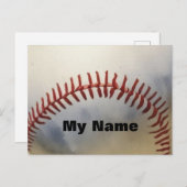名前を野球 ポストカード (正面/裏面)