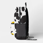 名前アニマルカウヒマワリ プリントバックパック (右)