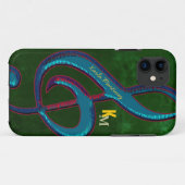 名前イニシャルは音楽ノートを検索 Case-Mate iPhoneケース (裏面(横))