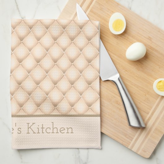 名前イニシャルモノグラムのシャンパンギフト キッチンタオル (四つ折り)