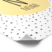 名前イニシャル プリント - ぬいぐらむ - 子供部屋 (角)