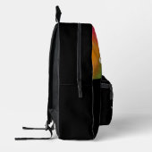 名前イメージフォト写真シンプルカスタムテンプレート プリントバックパック (左)