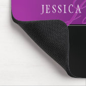 名前エレガントとモノグラムのイニシャル/秒 マウスパッド (コーナー)