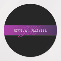 名前エレガントとモノグラムのイニシャル/秒