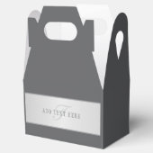 名前エレガントとモノグラムレタリング(または他の文字) フェイバーボックス (オープン)