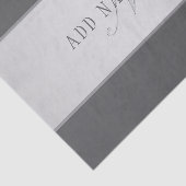 名前エレガントとモノグラムレタリング(または他の文字) 薄葉紙 (詳細)