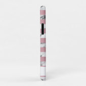 名前エレガント付き大理石バラストライプ金ゴールド Case-Mate iPhoneケース (裏面/右)