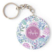 名前エレガント付き紫と青の多肉性フローラ