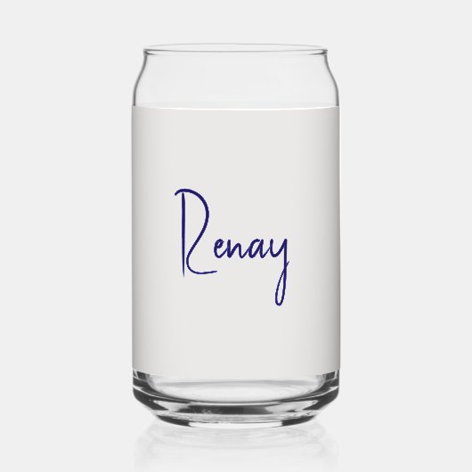 名前エレガント引用文紙クイル花 ガラス缶 (裏面)