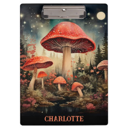 名前エンチャントパーソナライズされた魔法妖精キノコ クリップボード
