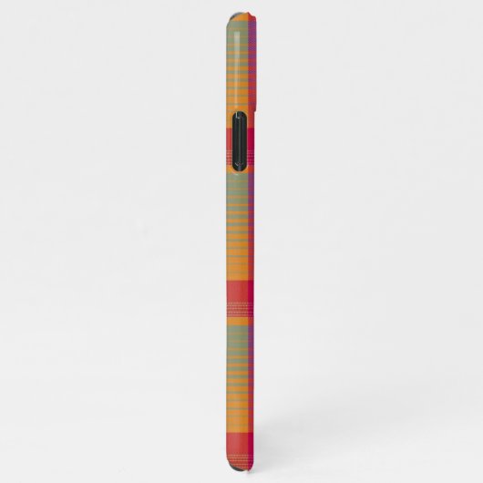 名前オプション付きプレイド携帯電話ケースHAMbWG iPhoneケース (右側)